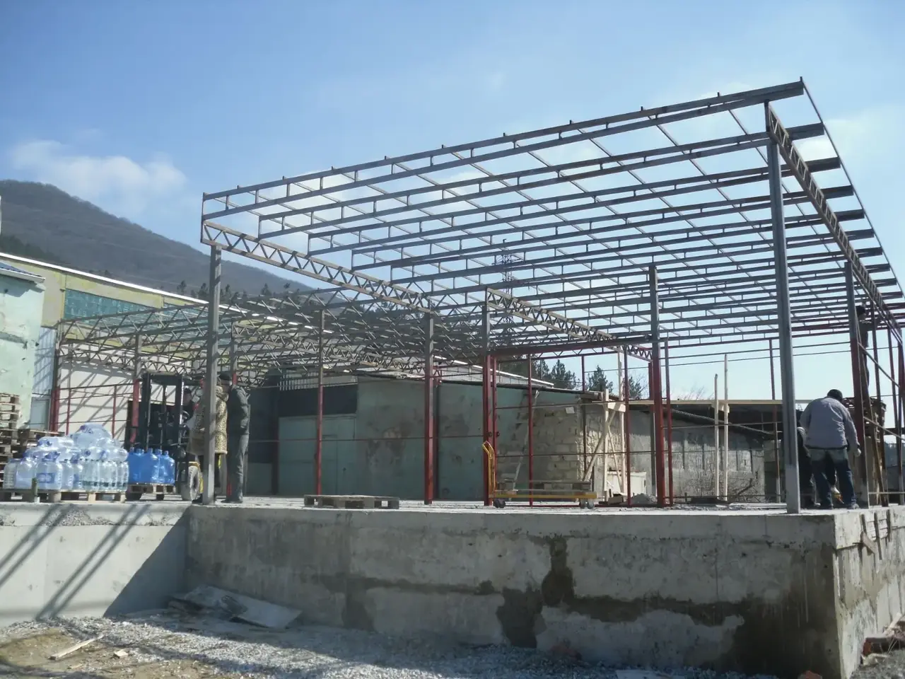 Ангары и каркасы